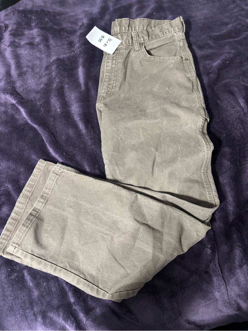 Dickies Straight Leg Jeans in Olive versatile